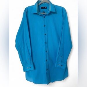 FREE WITH PURCHASE Blue J. Ferrar Slim Long Sleeve– Size Large 16-16.5